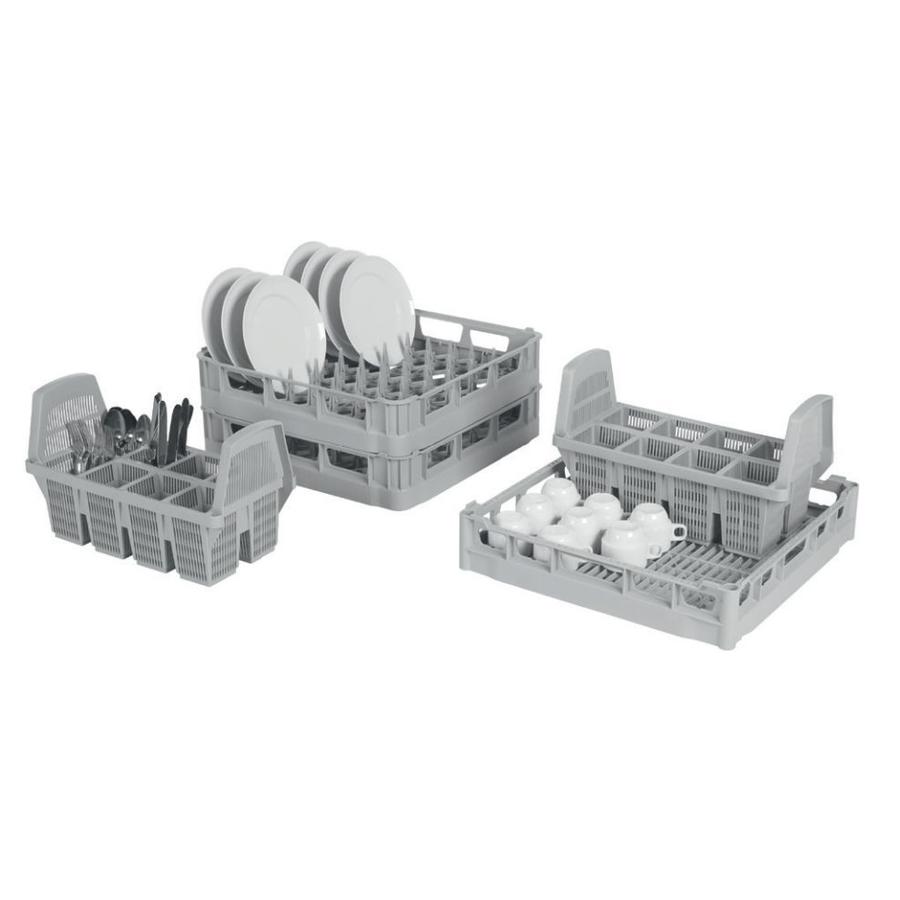 Geschirrkorb-Set Grau