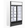 HorecaTraders Beverage refrigerator with sliding glass doors