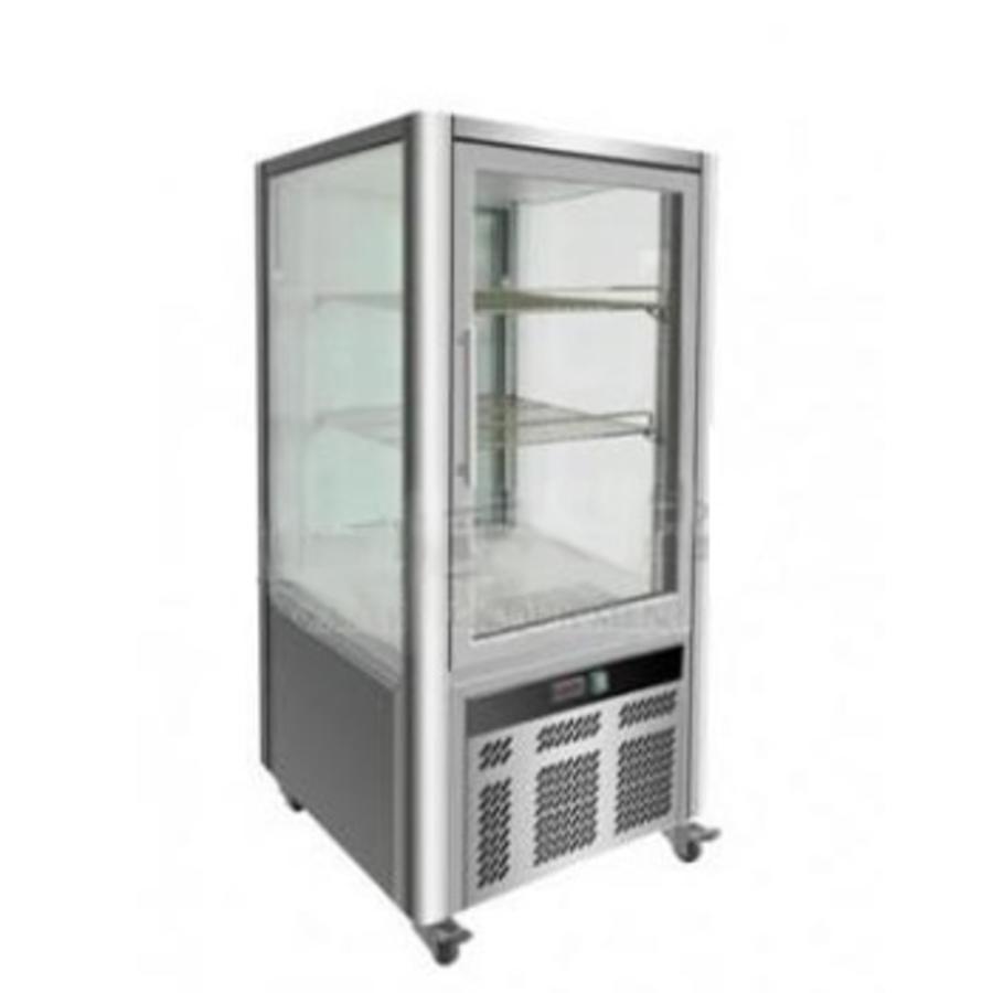 Vitrine réfrigérée à pâtisserie - 2x grille GN 1/1 270 litres