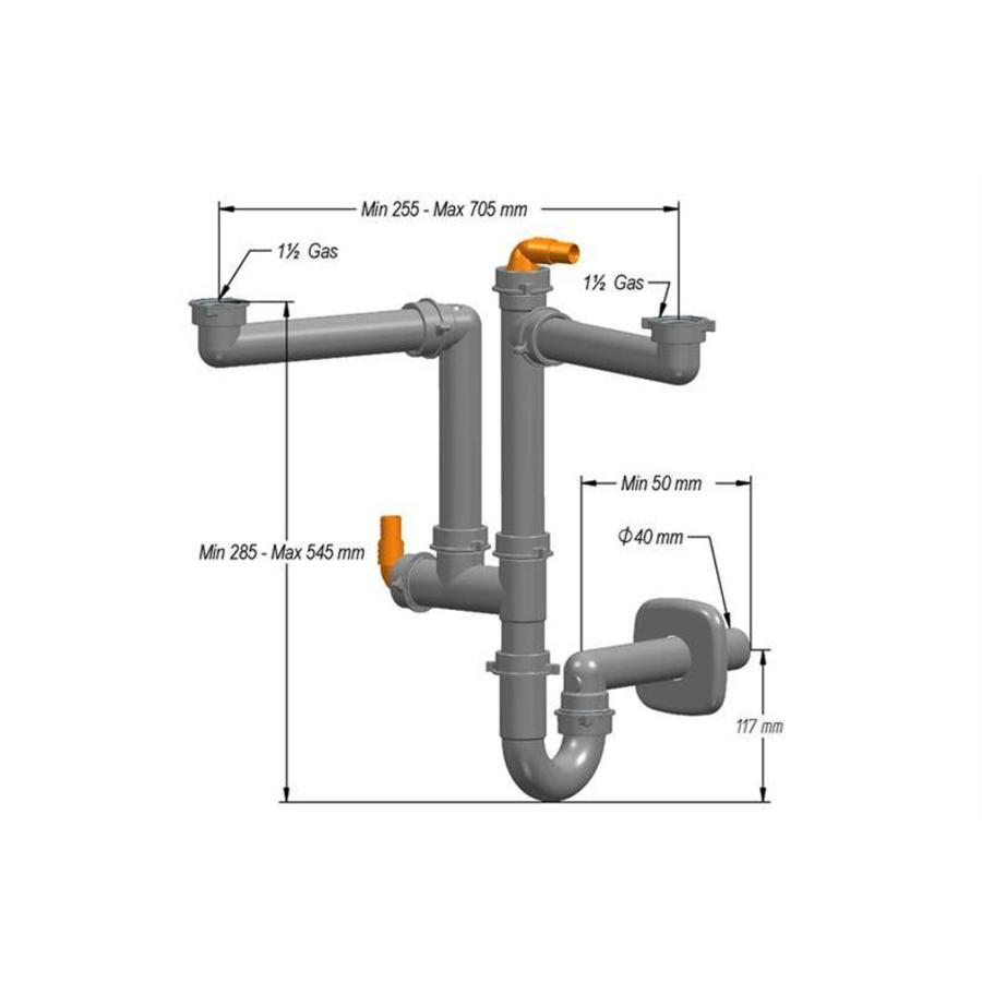 Siphon for sinks SIF-102