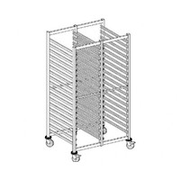 Hupfer Gastronorm shelf trolley | Suitable for 4 GN formats