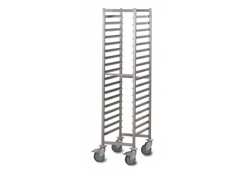  Hupfer Chariot à étagères gastronorme Hupfer | Convient pour 4 tailles GN 