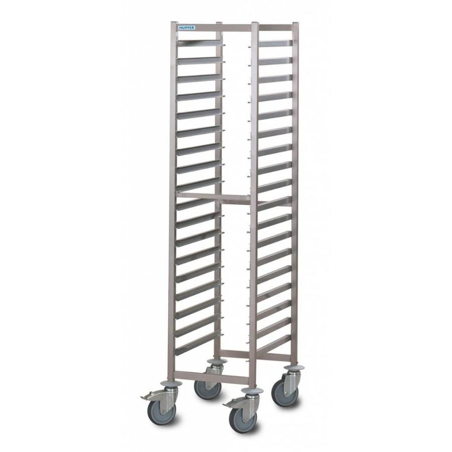 Hupfer Gastronorm shelf trolley | Suitable for 4 GN formats