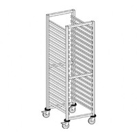 Hupfer Gastronorm shelf trolley | Suitable for 4 GN formats