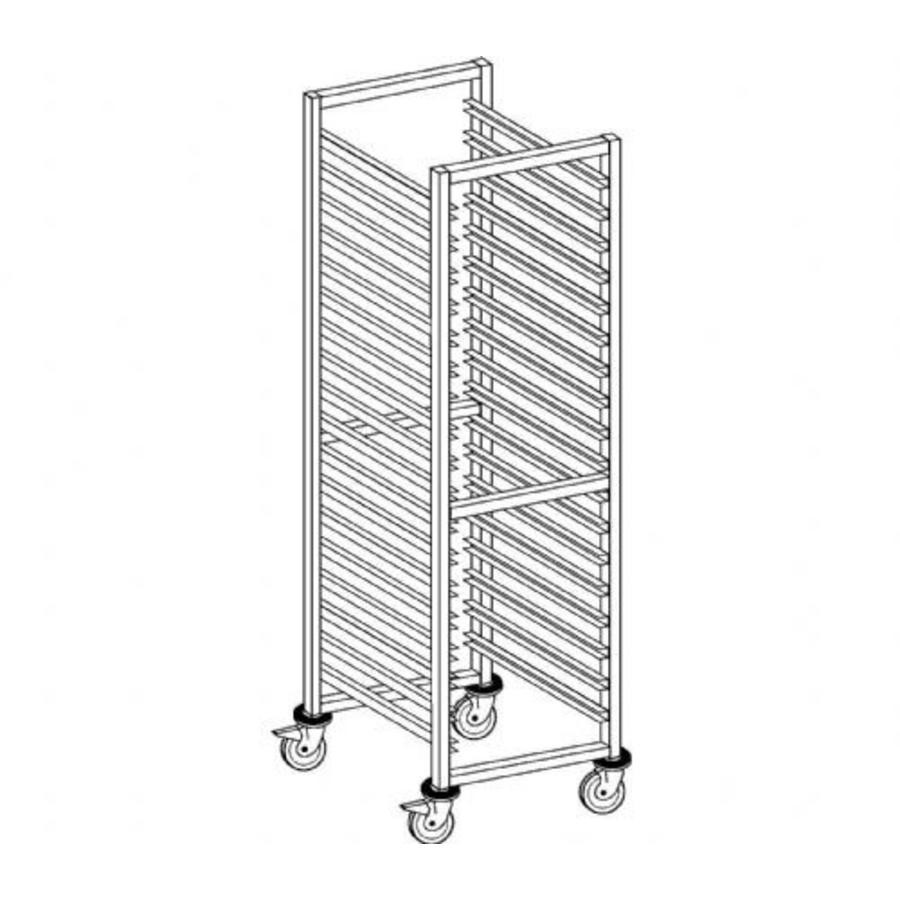 Hupfer Gastronorm shelf trolley | Suitable for 4 GN formats