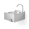 Hendi Stainless steel sink | Knee Control | 400 x 400 x (H) 450mm