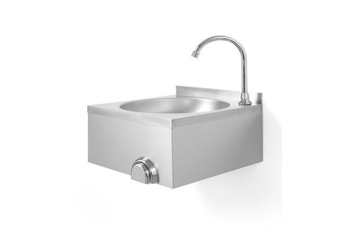  Hendi Stainless steel sink | Knee Control | 400 x 400 x (H) 450mm 