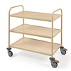 Hendi Serving Trolley with Wood Pattern Printed