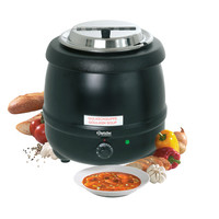 Soup pot | Black | 9L | Stainless steel