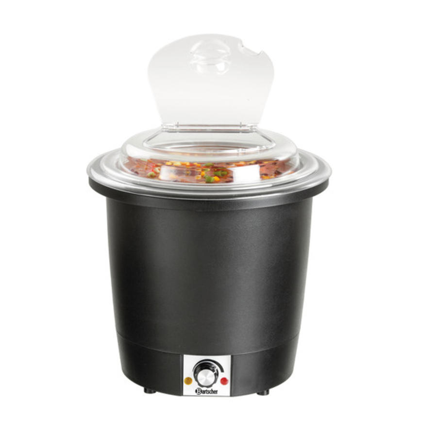 Soup pot | Black | 10L | stainless steel