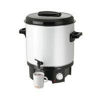 Silver mulled wine dispenser 21 liters