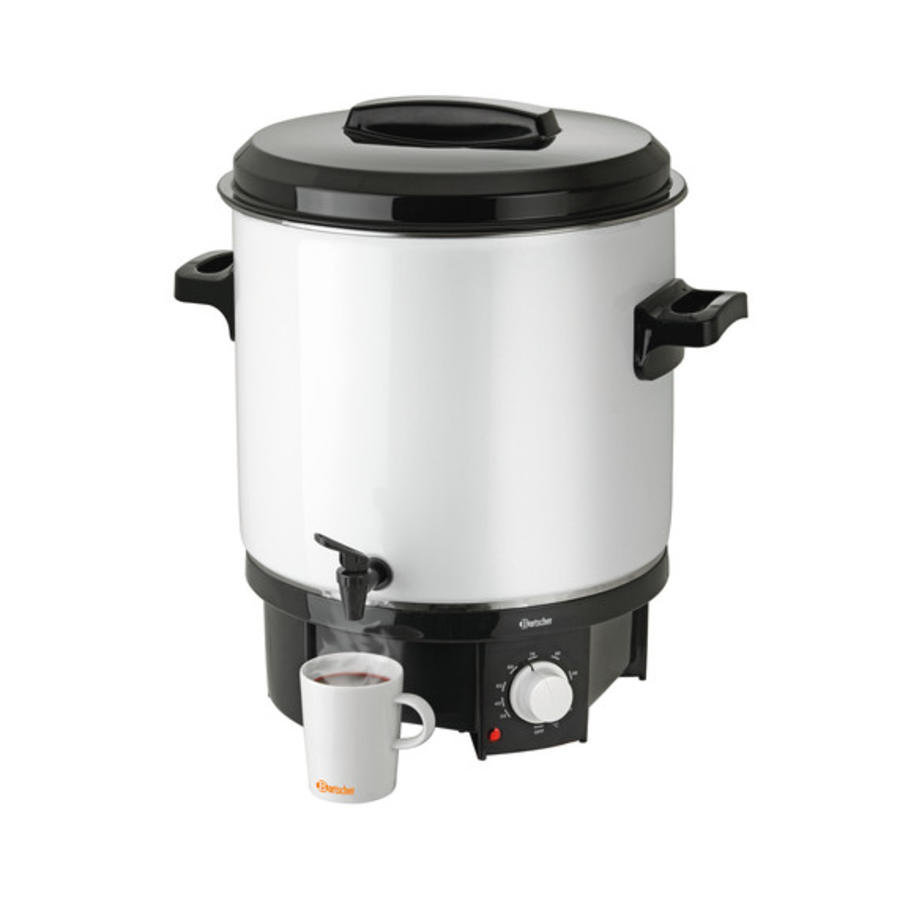 Silver mulled wine dispenser 21 liters