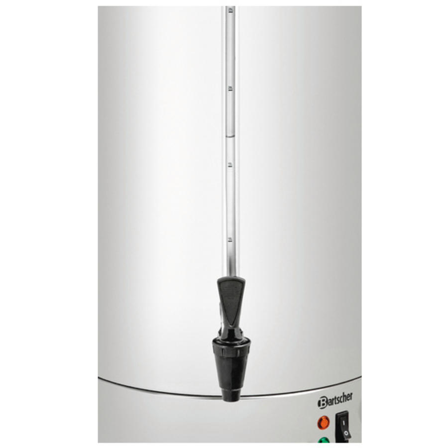 Distributeur d'eau chaude 28 litres en acier inoxydable