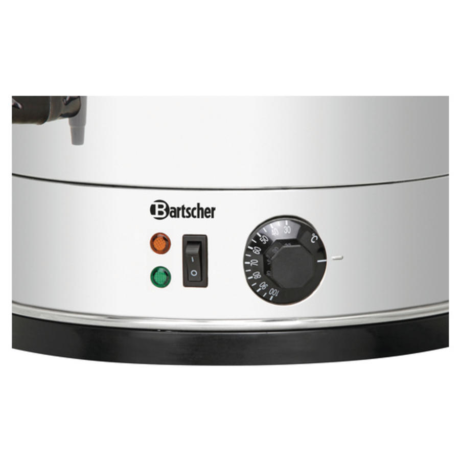 Distributeur d'eau chaude 28 litres en acier inoxydable