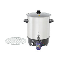 Distributeur d'eau chaude 30 litres en acier inoxydable