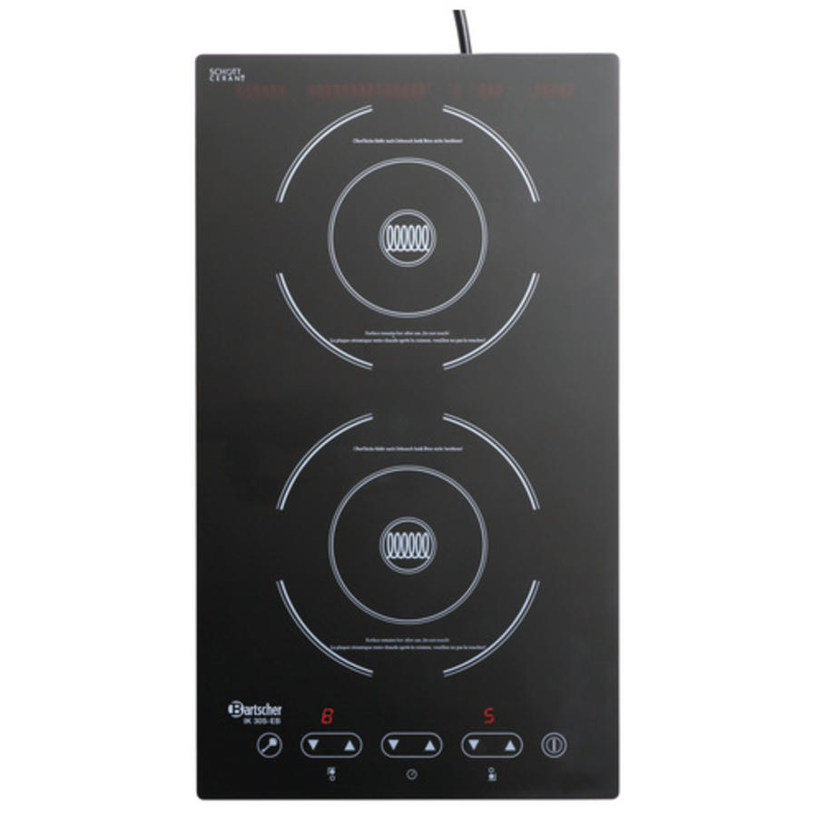 Induction hob 2 zones | 3000 Watt