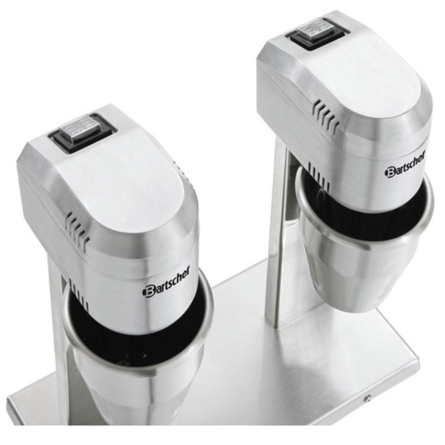 Doppel-Milchshaker / Doppelspindelmixer - 2 x 1 Liter