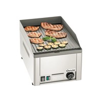 Horeca Elektrische grillplaat Geribbeld | 32x48cm