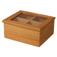 Teedose Holz Wouter | 200 x 160 x 90 mm