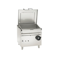 Gas tilting frying pan | 80 liters | W 900 x D 900 x H 900 mm