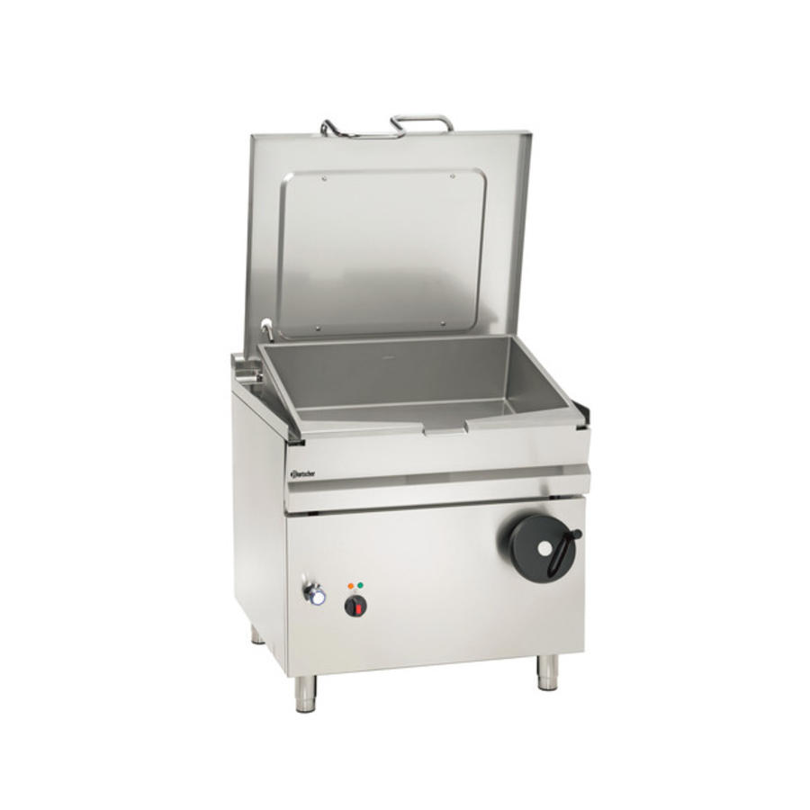 Electric tilting frying pan | 80 liters | 900 x D 900 x H 900mm