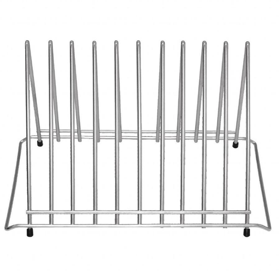 Supports pour planches à découper en acier inoxydable | 3 tailles | Max. 30 mm d'épaisseur