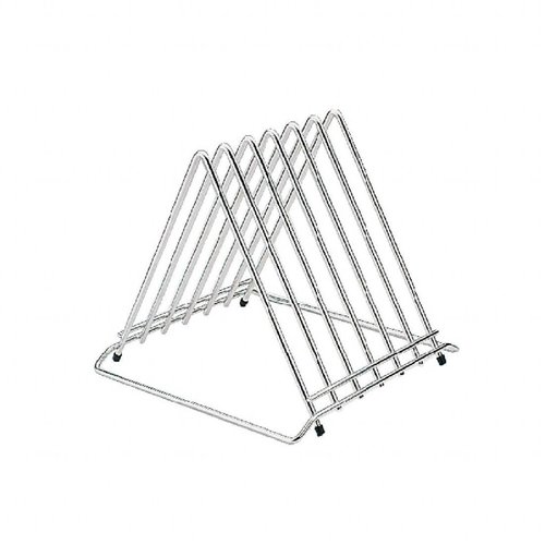  Hygiplas Supports pour planches à découper en acier inoxydable | 3 tailles | Max. 30 mm d'épaisseur 