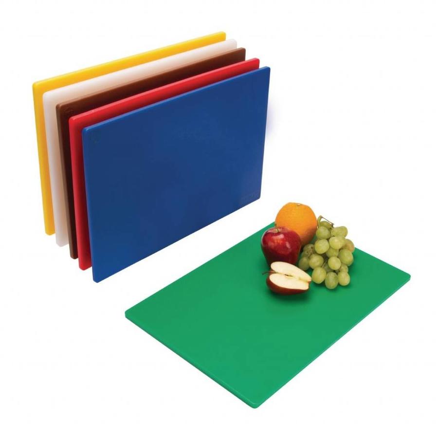 Planche à découper en plastique | 6 planches à découper 45x30x1,25cm