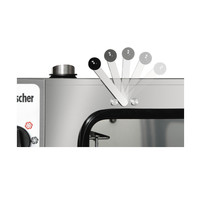 Cuisinière combinée d'accueil | Gaz | 10 x 1/1 GN | 89x85xH 113,5 cm