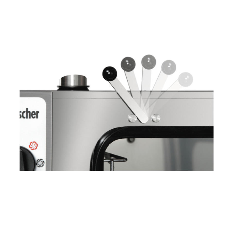 Cuisinière combinée d'accueil | Gaz | 10 x 1/1 GN | 89x85xH 113,5 cm