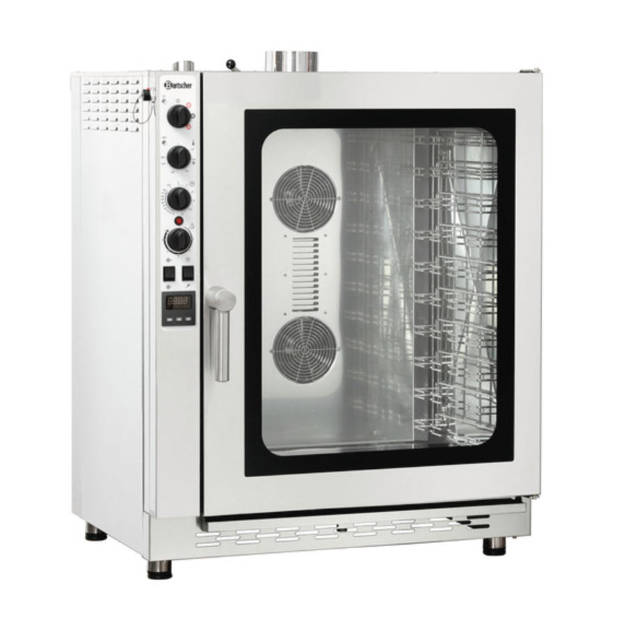 Cuisinière combinée d'accueil | Gaz | 10 x 1/1 GN | 89x85xH 113,5 cm