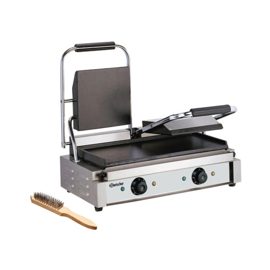 Dubbele Contact Grill| Grillplaten Glad
