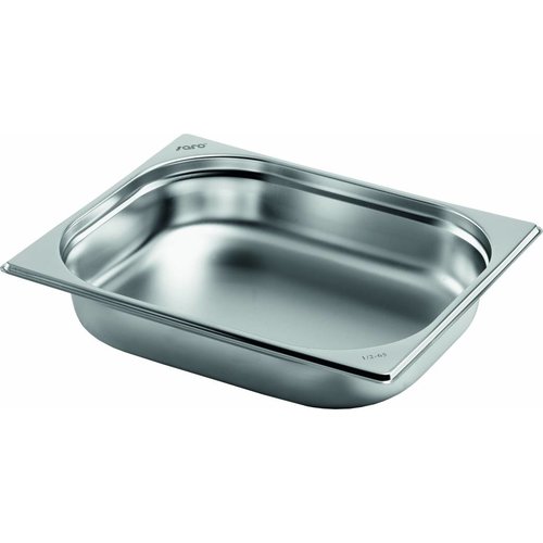  Saro Récipients gastronormes en acier inoxydable GN 1/2 | Garantie de 2 ans 