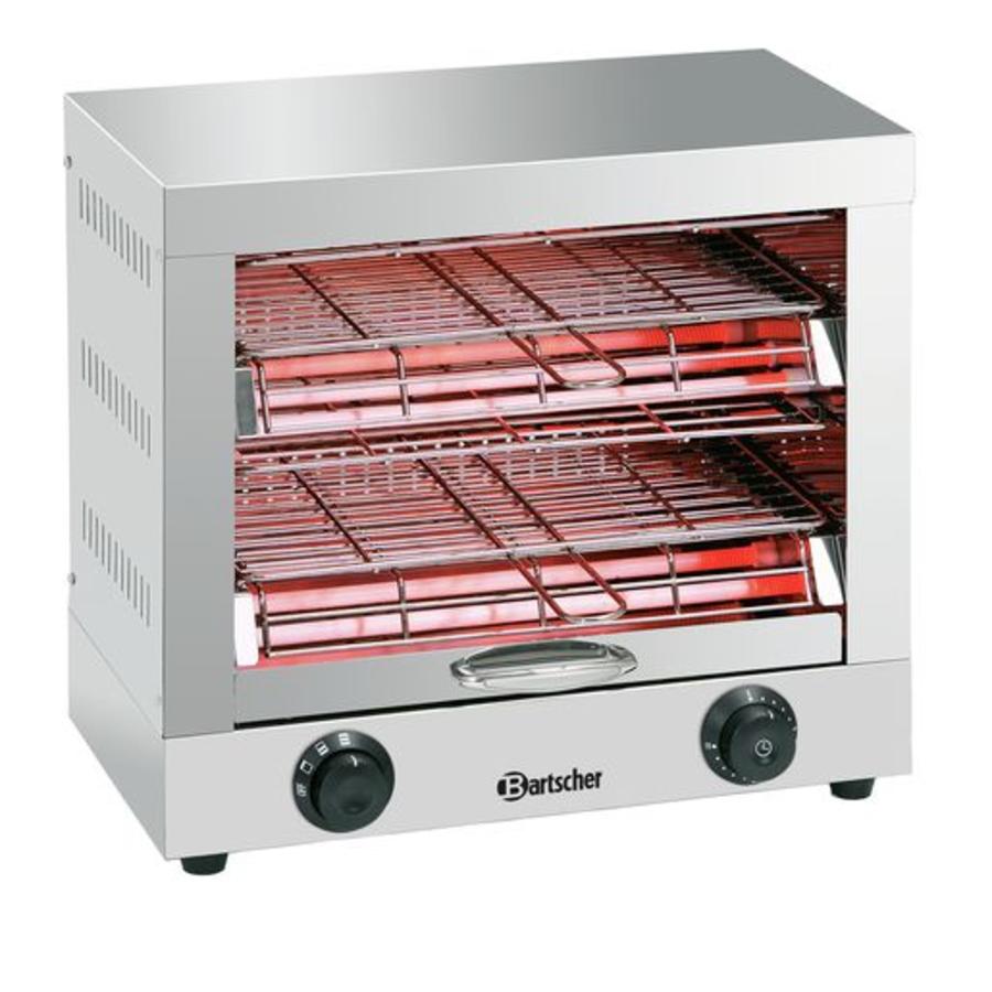 Double toaster gratin oven