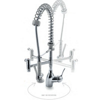 Mixer tap Stainless steel | (H)60cm