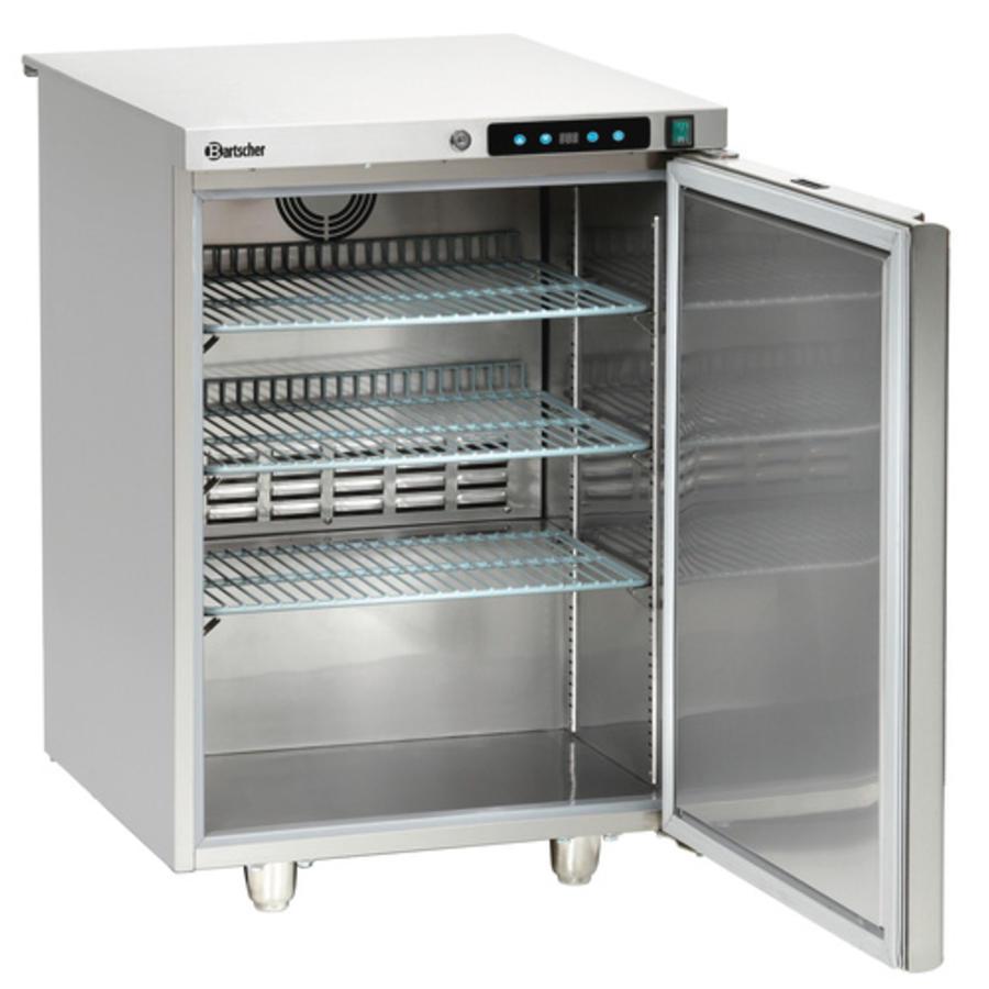 Réfrigérateur de laboratoire compact | acier inoxydable | 161 litres | Refroidi par air