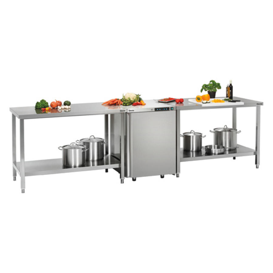 Réfrigérateur de laboratoire compact | acier inoxydable | 161 litres | Refroidi par air