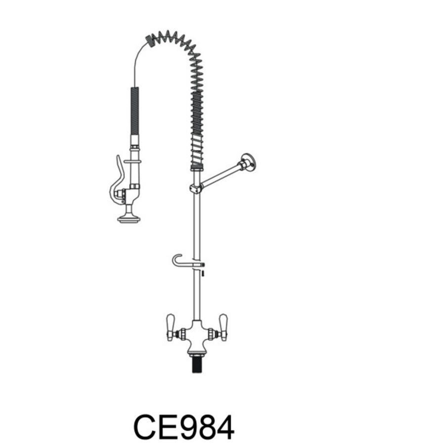 Stainless Steel For Rinse Shower with Flexible Hose