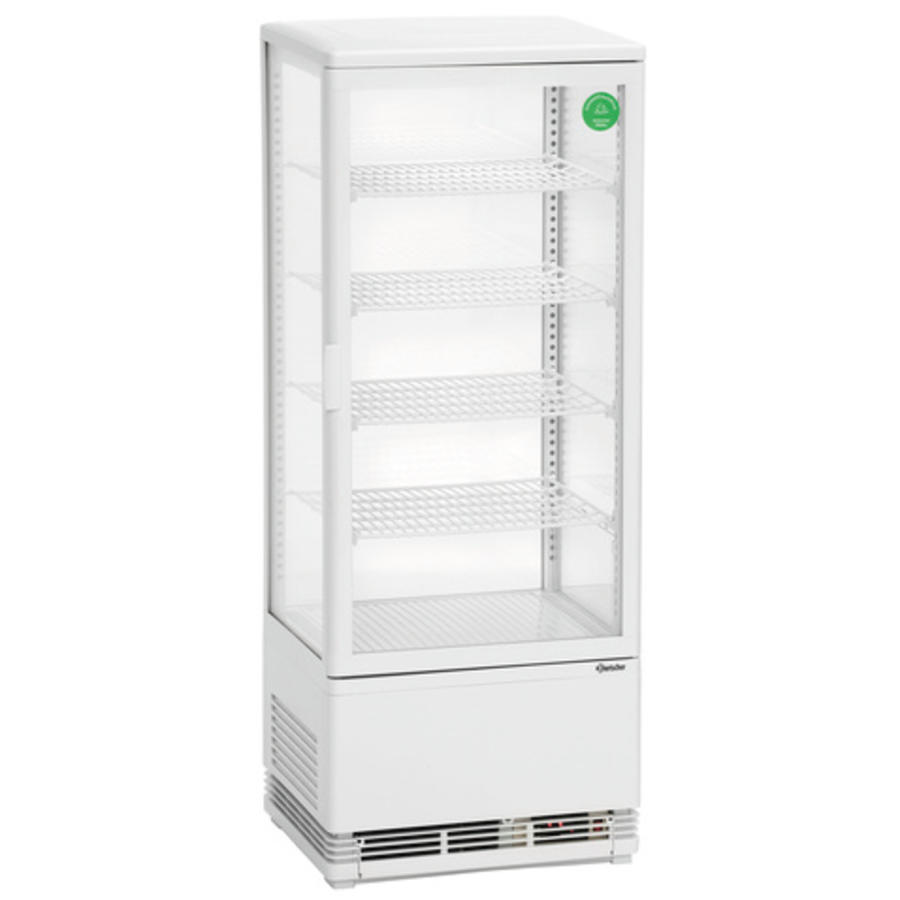 Small Refrigerated Showcase White - 98 Liter - BEST SELLING!