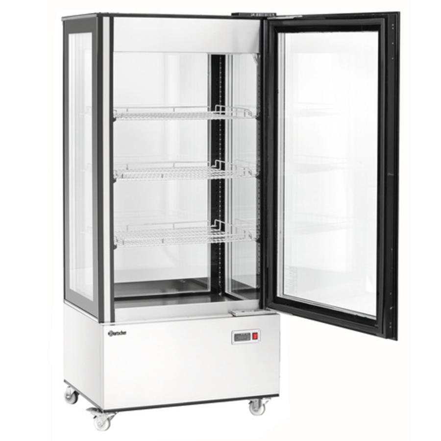 Gekoelde showvitrine - 550 Liter - LUXE SERIES