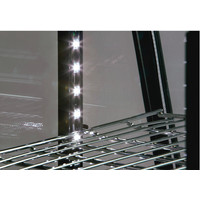 Vitrine réfrigérée noire - Bartscher - 100 litres
