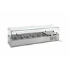 HorecaTraders Set-up display case Refrigerated from Combisteel GN 1/3 | 5 formats