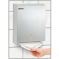 Wall-mounted paper towel dispenser