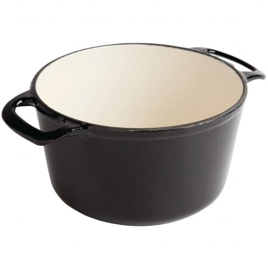 Runder Bräter, Schwarz, 3,2 l | Ø20,5cm