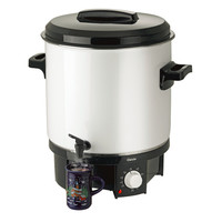 Silver mulled wine dispenser 21 liters