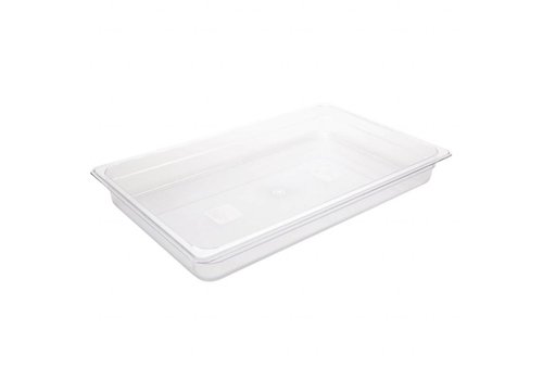  Vogue Plastic gastronorm container 1/1 | 4 sizes 