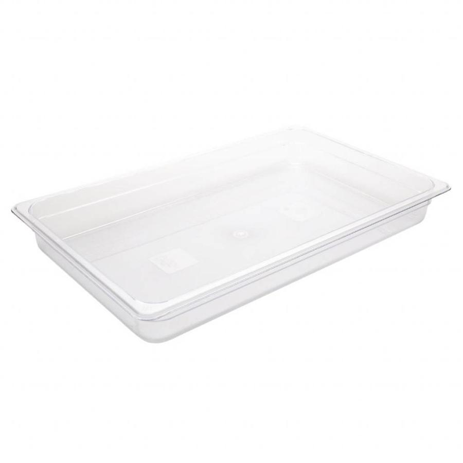 Plastic gastronorm container 1/1 | 4 Formats