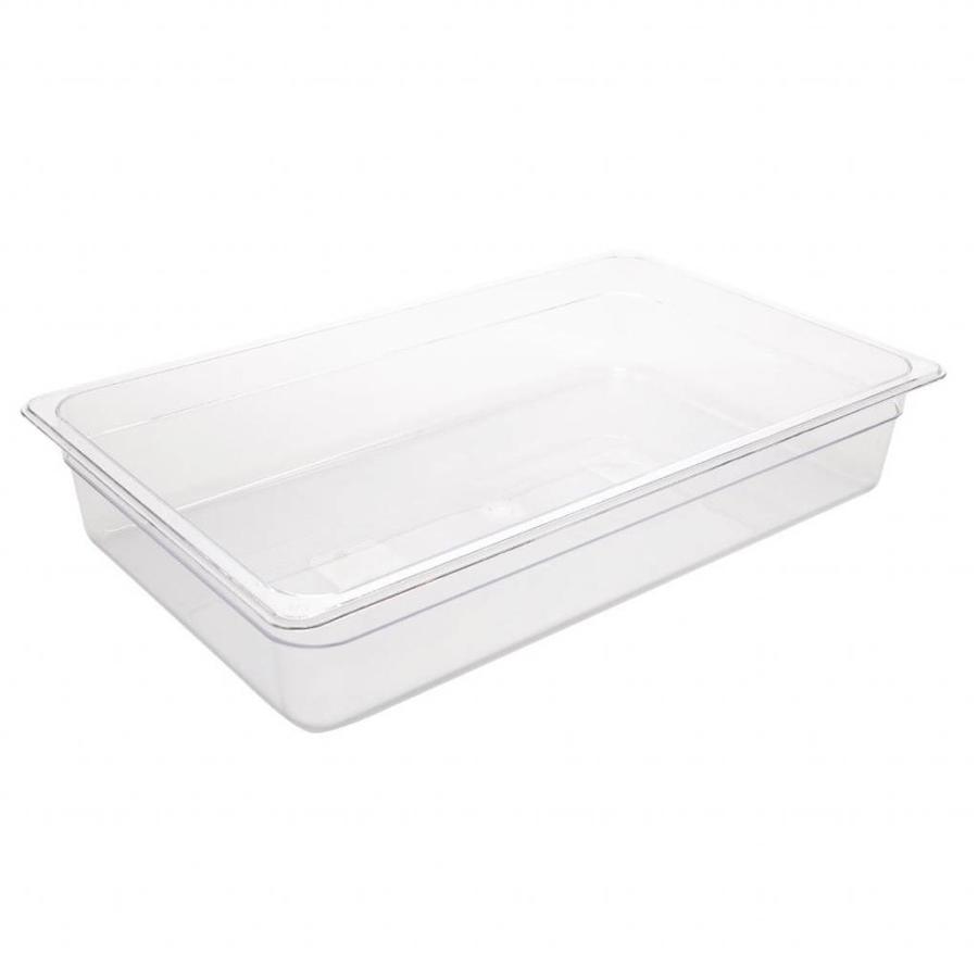 Plastic gastronorm container 1/1 | 4 Formats