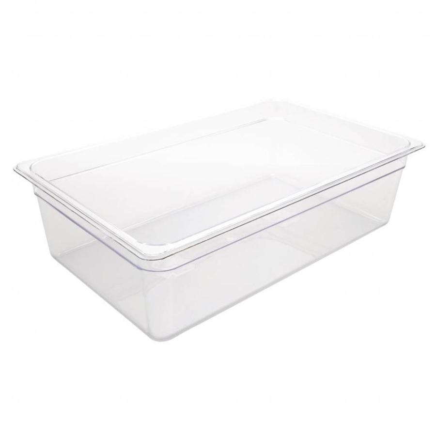 Plastic gastronorm container 1/1 | 4 Formats