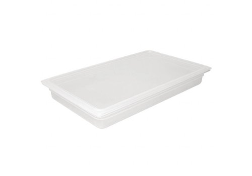  Vogue Plastic gastronorm containers 1/1 with lid 